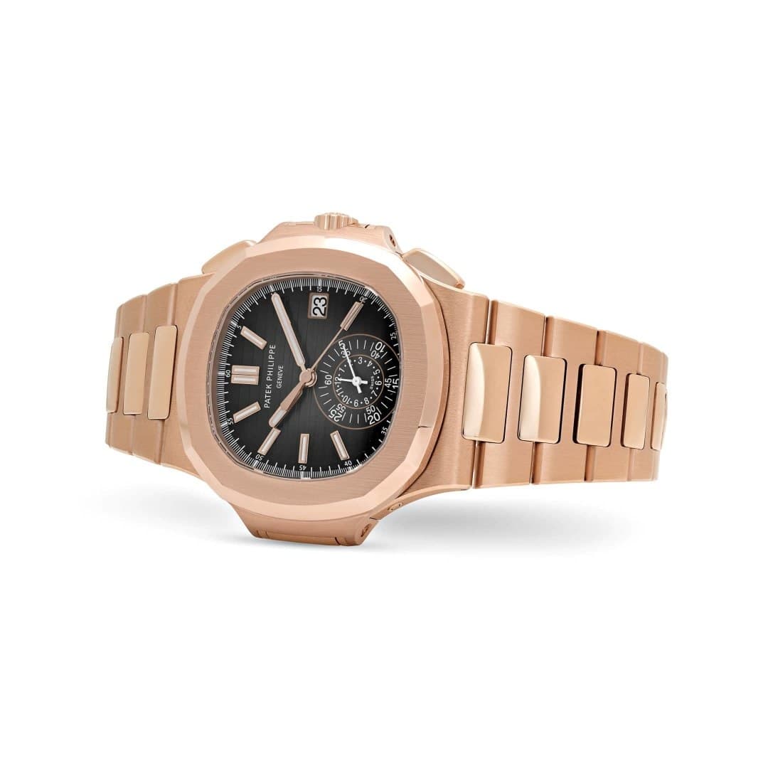 Patek Philippe Nautilus Chronograph Rose Gold Black Dial 40mm photo 3