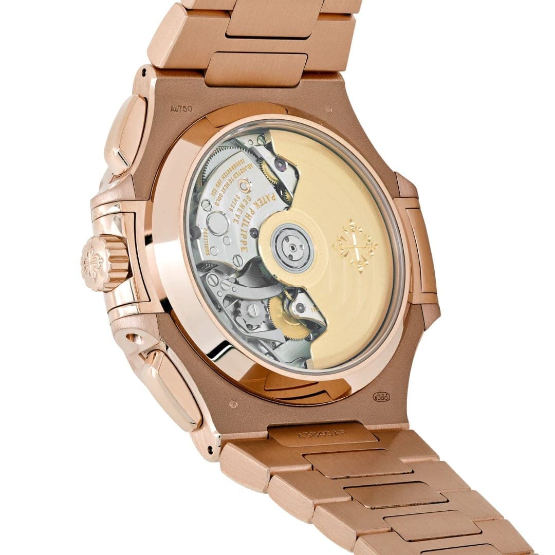 Patek Philippe Nautilus Chronograph Rose Gold Black Dial 40mm photo 5