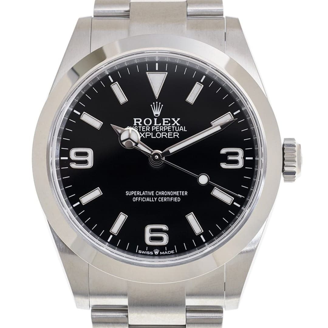 Rolex Explorer Steel Black Dial 40mm photo 4