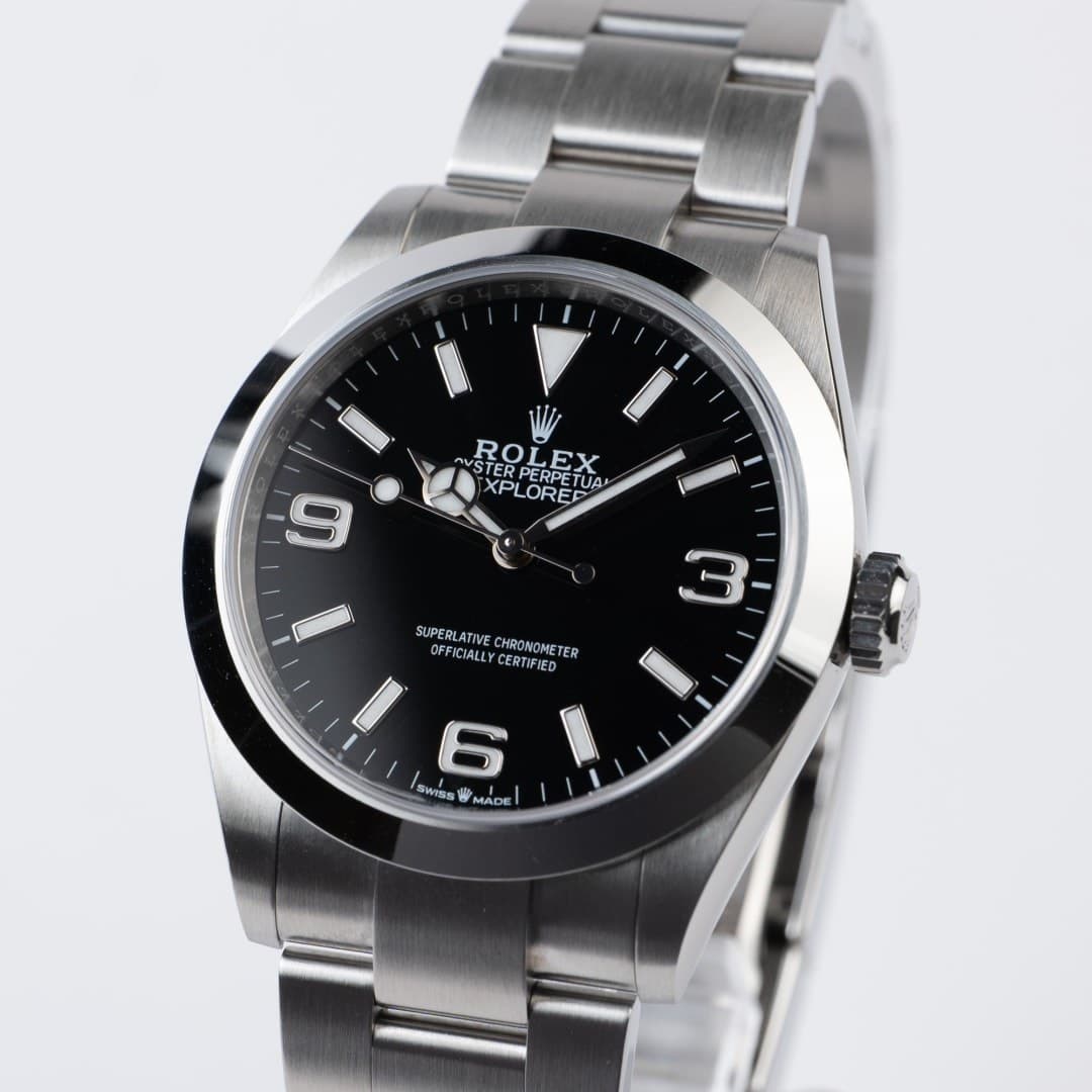 Rolex Explorer Steel Black Dial 40mm photo 2