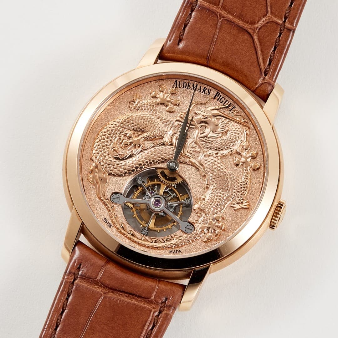 Audemars Piguet Jules Audemars “Year of the Dragon” Tourbillon Rose Gold Pink Dial 41mm photo 2