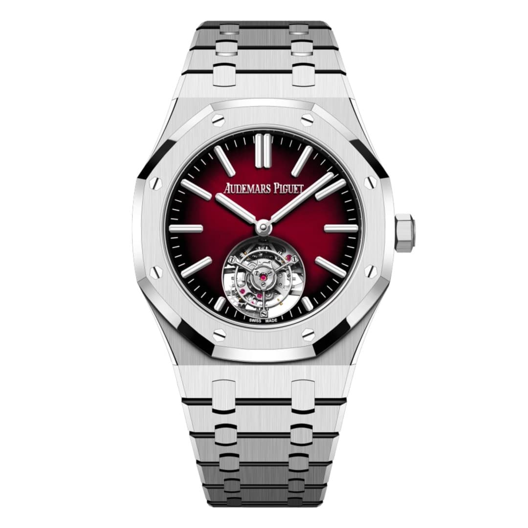 Audemars Piguet Royal Oak Flying Tourbillon Steel Red Dial 41mm