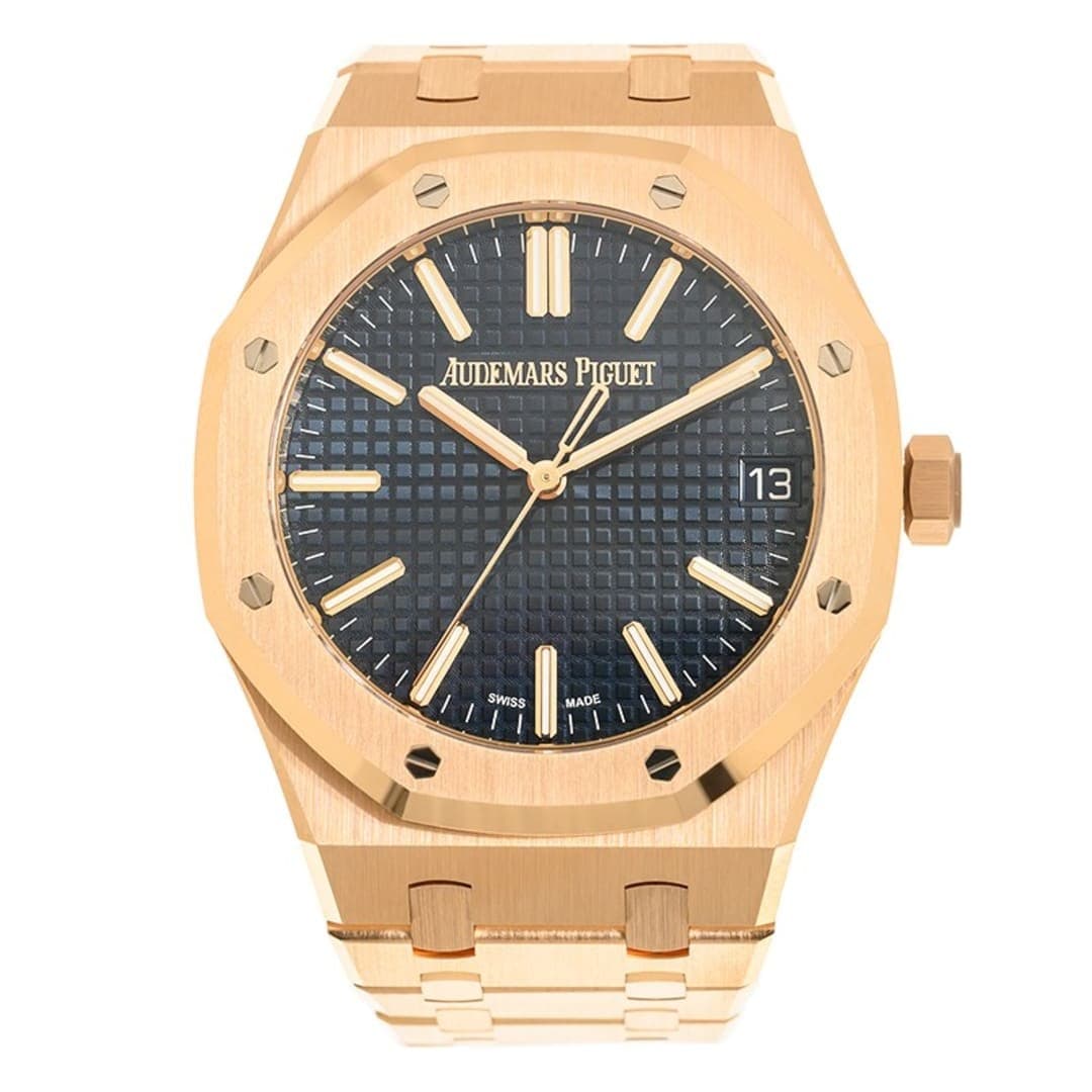 Audemars Piguet Royal Oak Selfwinding Rose Gold Blue Dial 41mm photo 2
