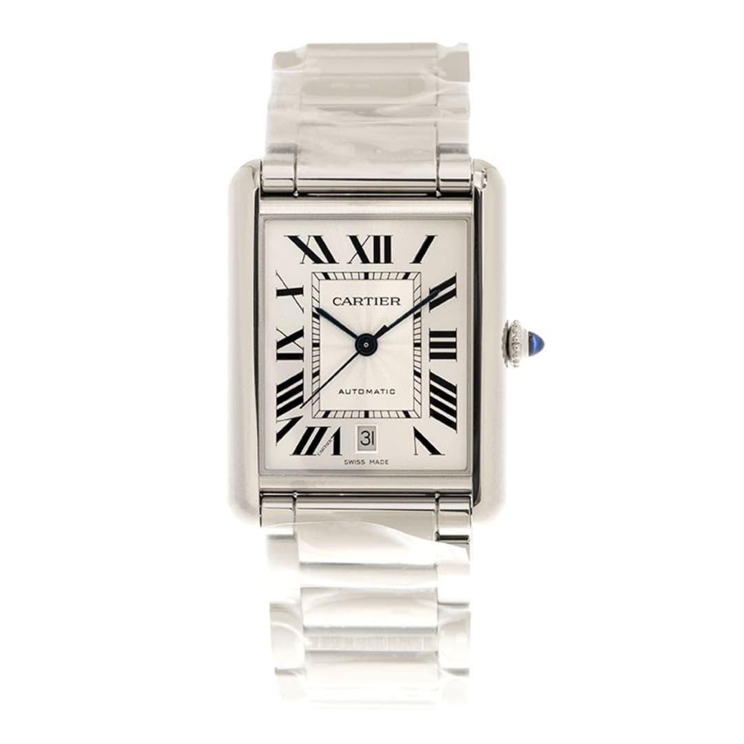 Cartier Tank Must Steel Silver Dial 41mm