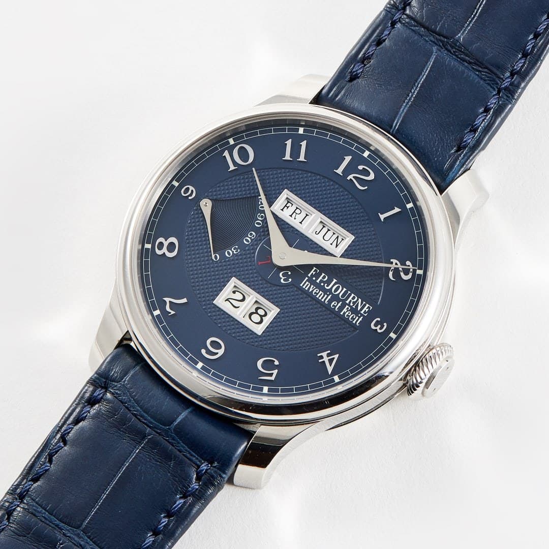 F.P. Journe Quantième Perpétuel Platinum Blue Dial 40mm photo 2