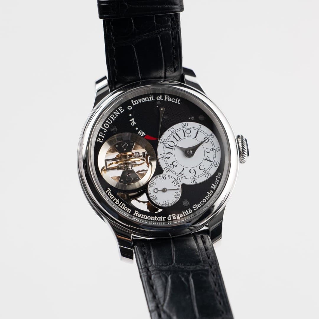 F.P. Journe Black Label Vertical Tourbillon Platinum Black Dial 42mm photo 2