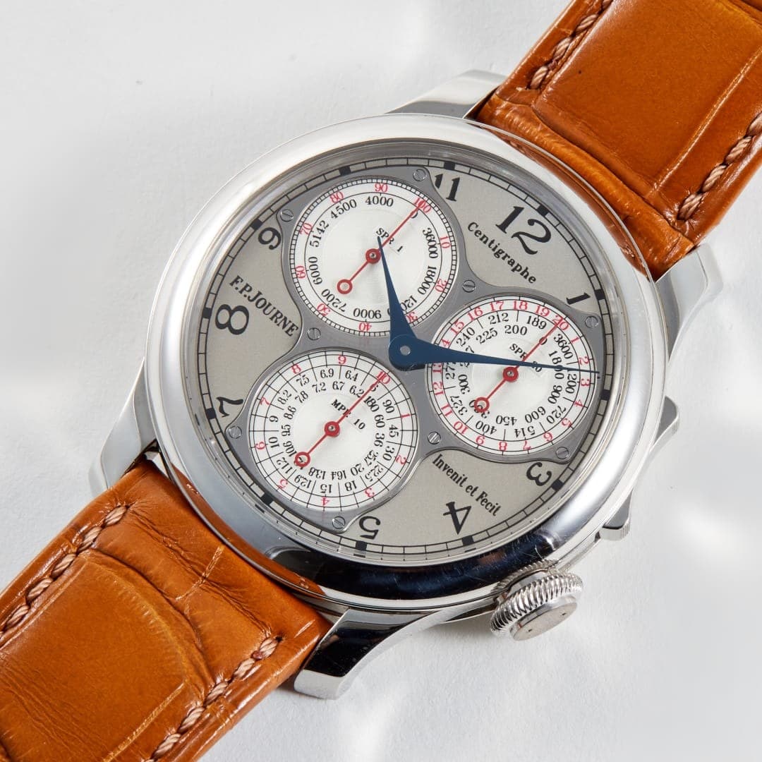 F.P. Journe Centigraph Souverain Platinum Grey Dial 40mm