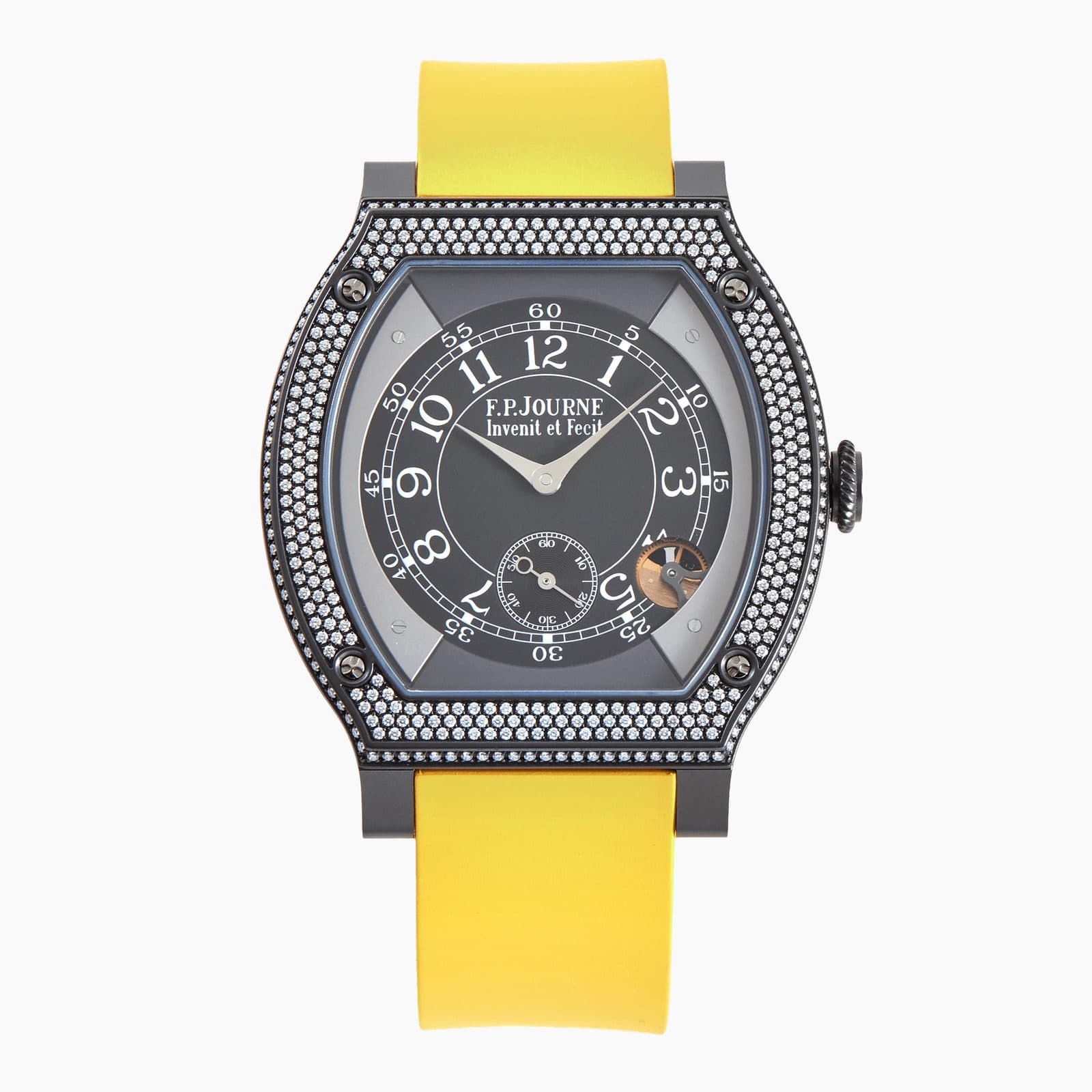 F.P. Journe Élégante Titanium Diamond Black Dial 48mm