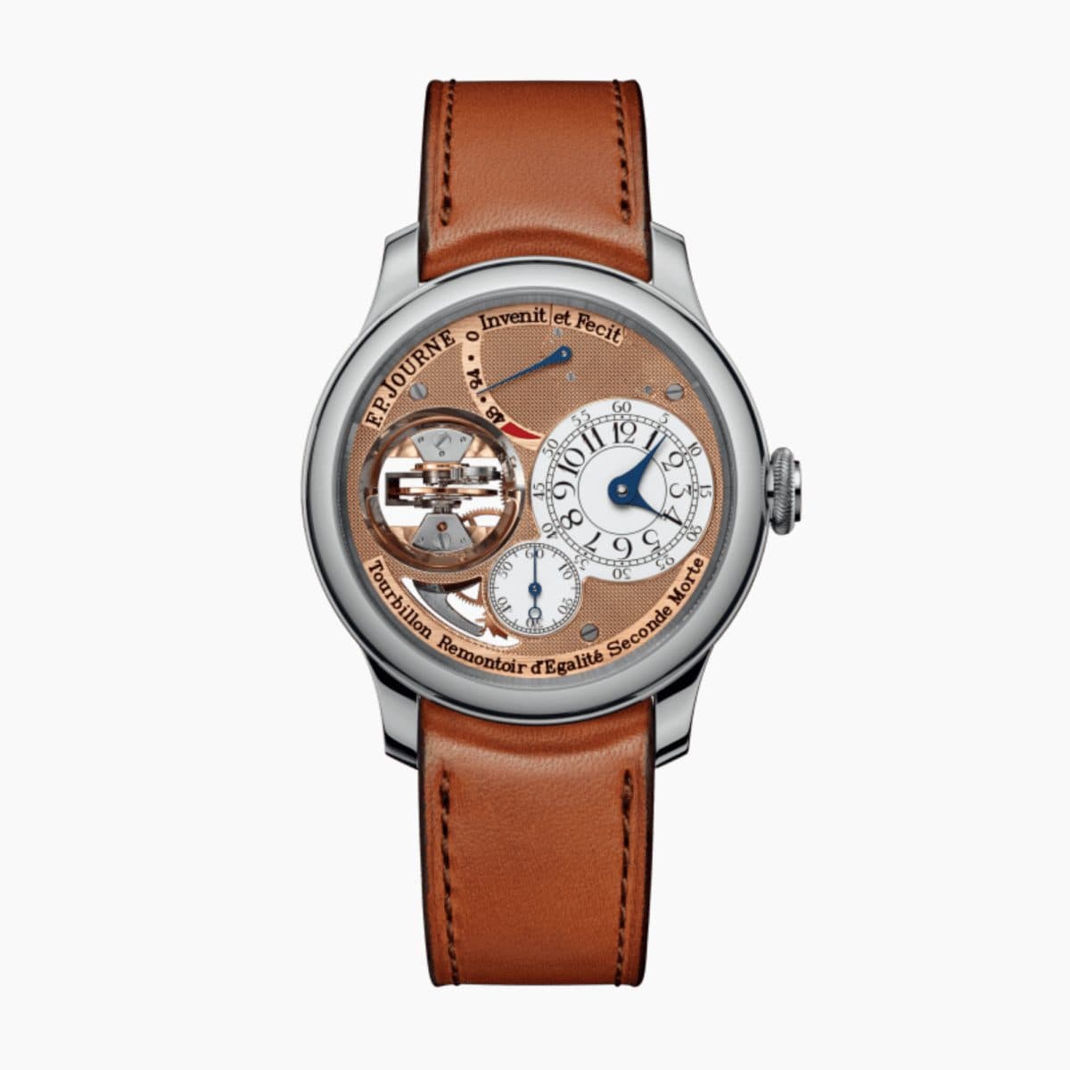 F.P. Journe Vertical Tourbillon Platinum Salmon Dial 42mm