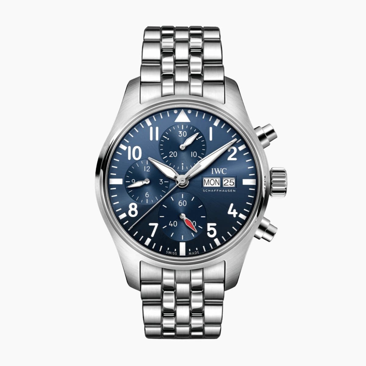 IWC Pilot's Watch Chronograph Steel Blue Dial 41mm