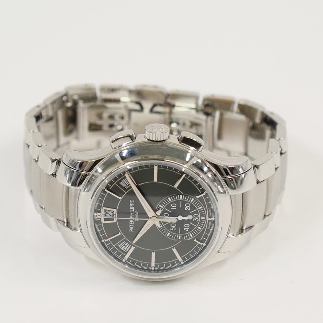 Patek Philippe Annual Calendar Chronograph Steel Green Dial 42mm photo 3