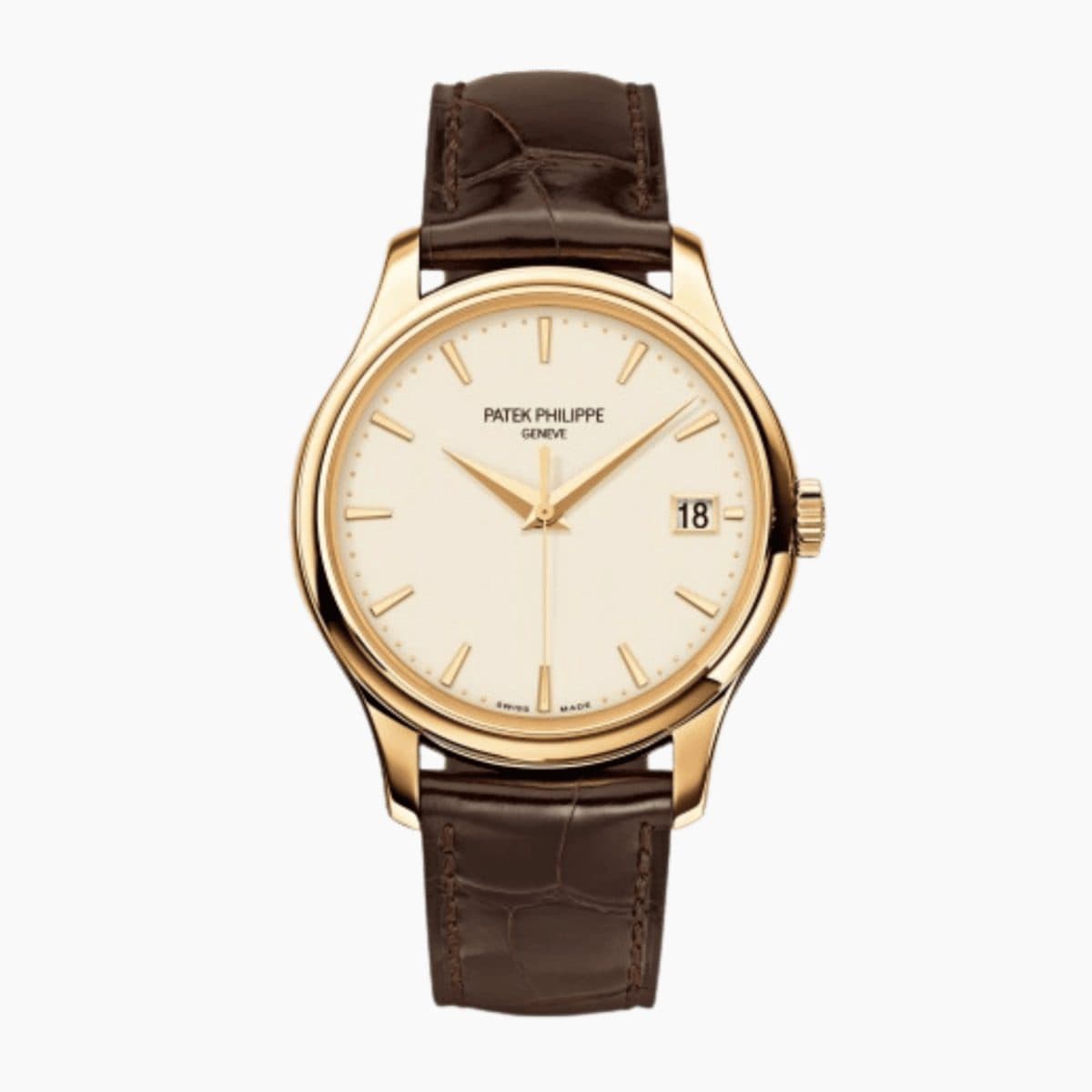 Patek Philippe Calatrava Yellow Gold White Dial 39mm