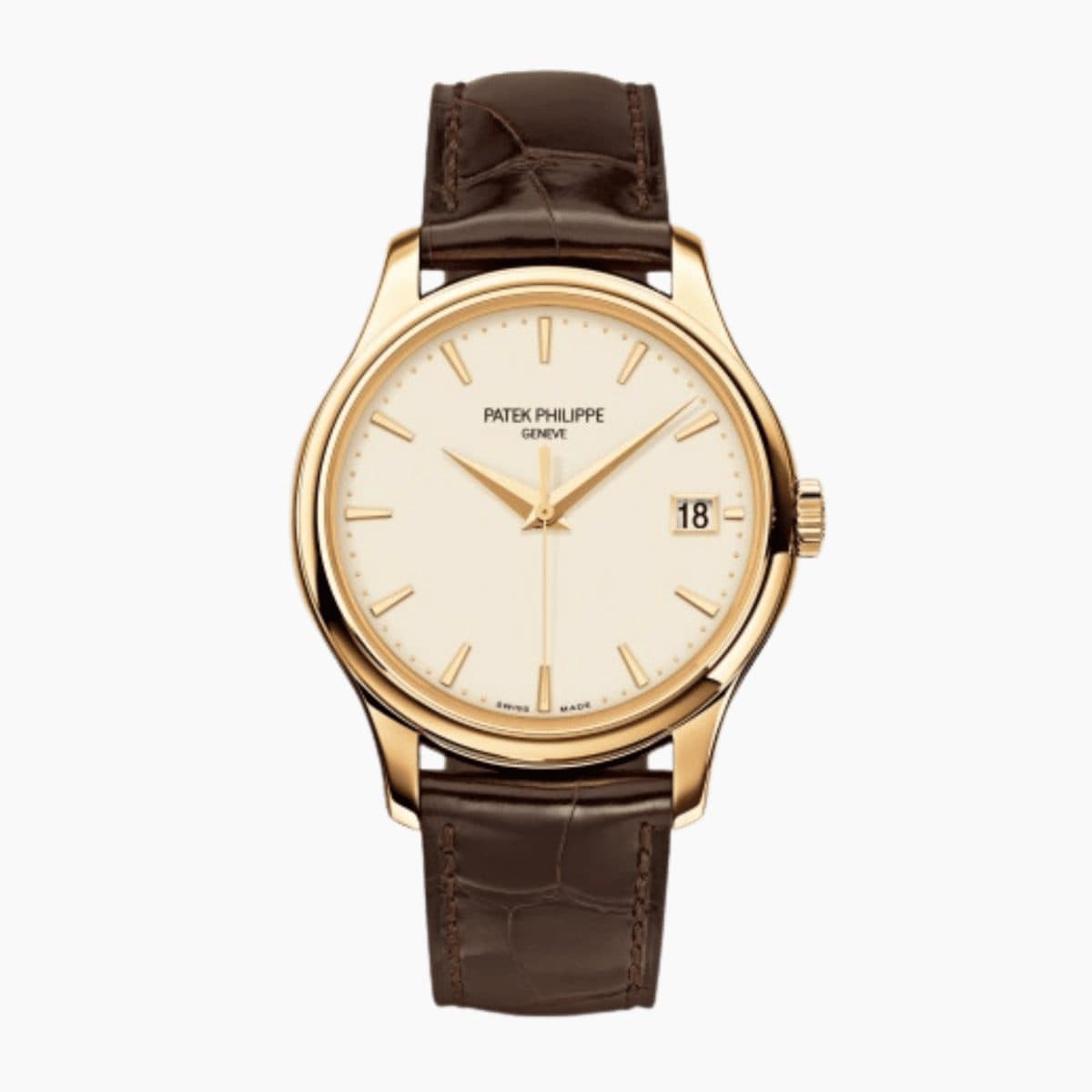 Patek Philippe Calatrava Yellow Gold White Dial 39mm
