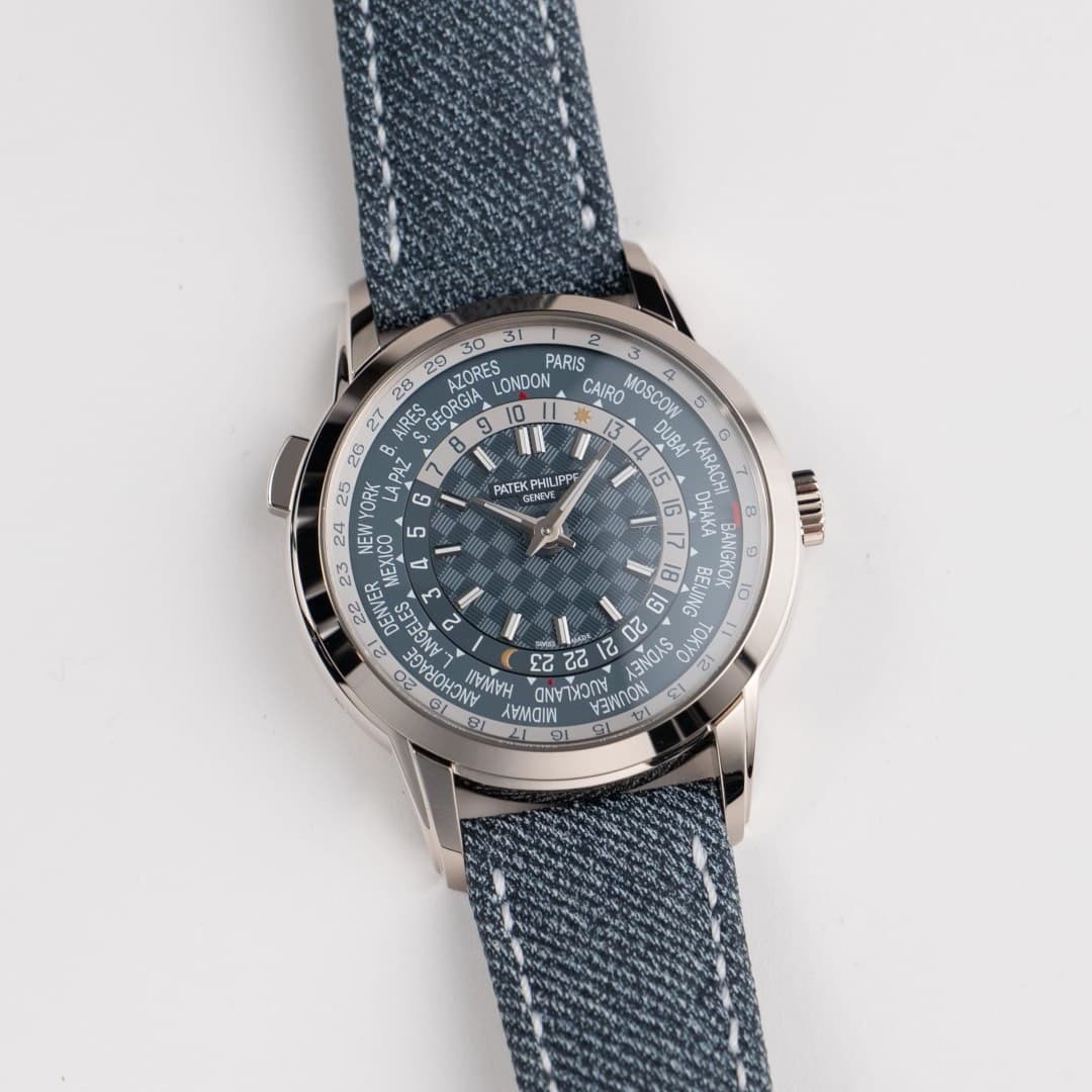 Patek Philippe Complications World Time White Gold Blue Dial 40mm