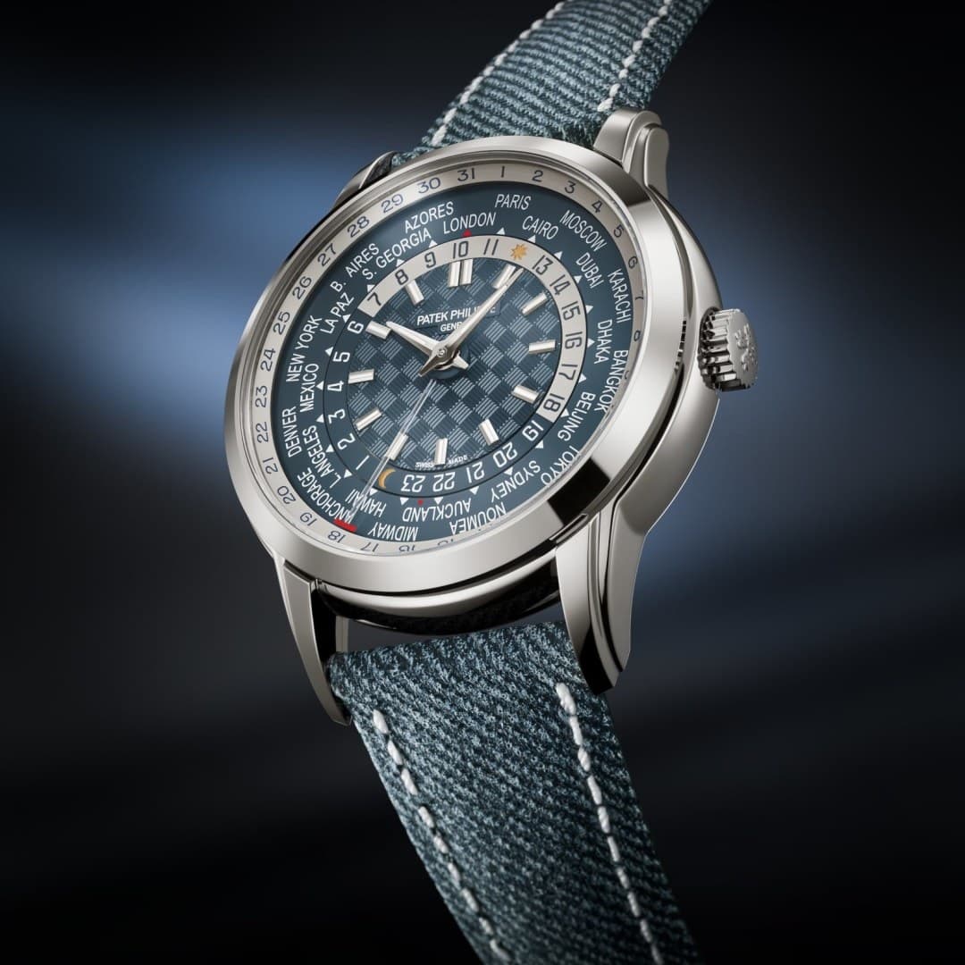 Patek Philippe Complications World Time White Gold Blue Dial 40mm