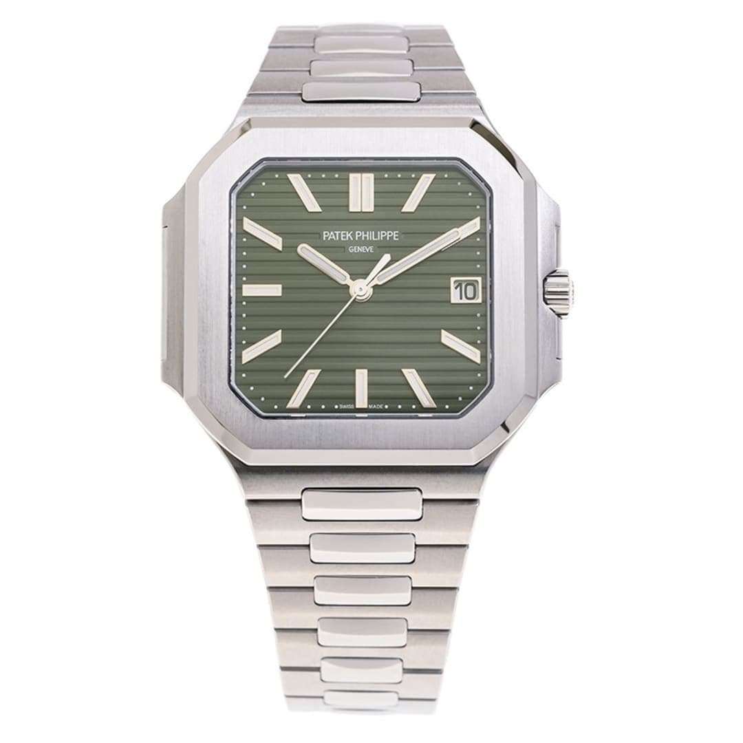 Patek Philippe Cubitus Date Steel Green Dial 45mm photo 2