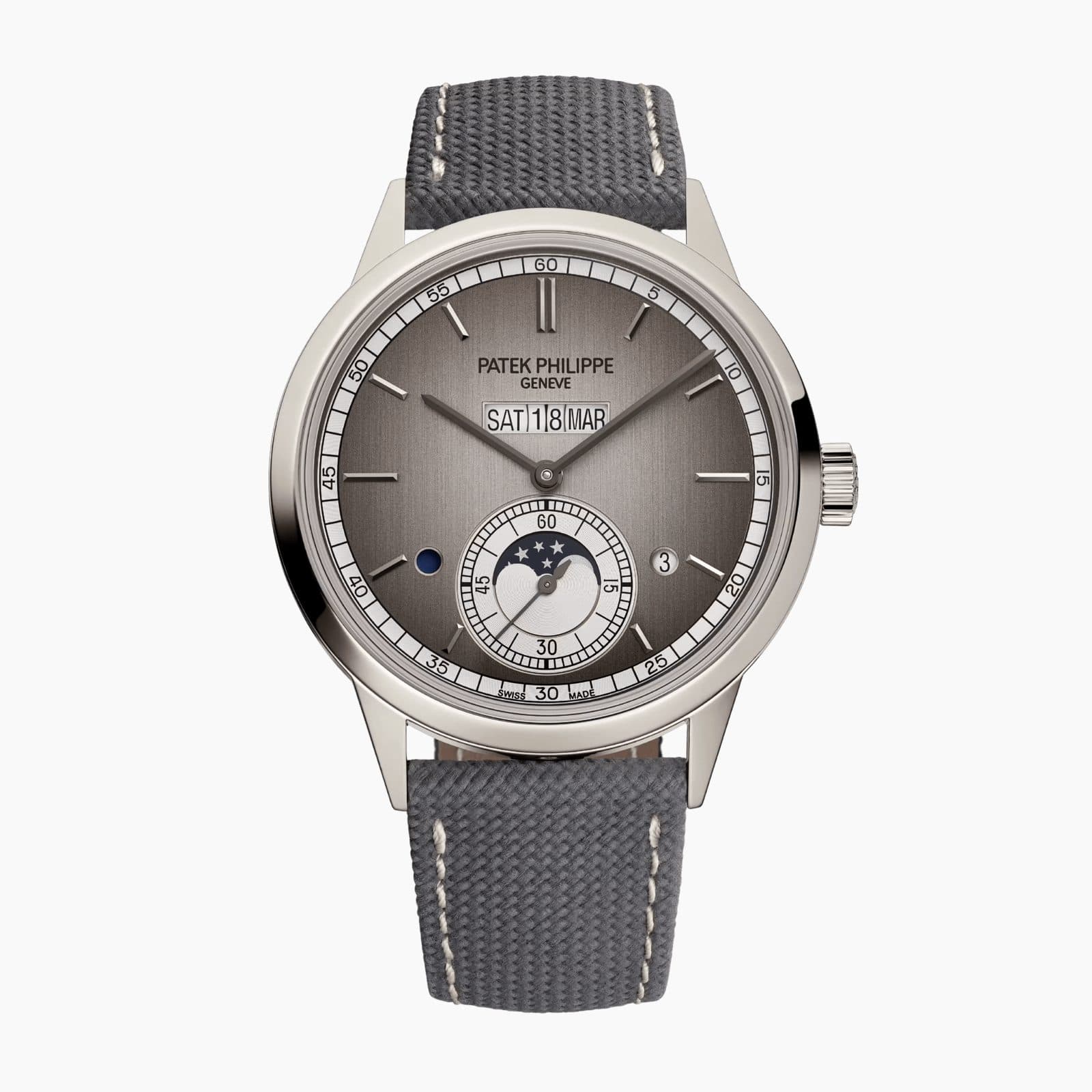 Patek Philippe Perpetual Calendar Platinum Grey Dial 41mm
