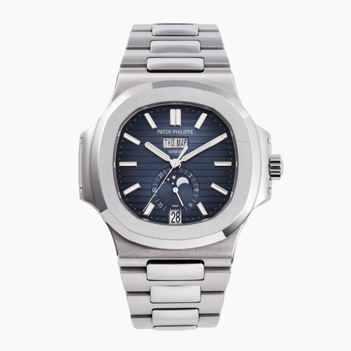 Patek Philippe Nautilus Annual Calendar Steel Blue Dial 40mm (Cal. 324)