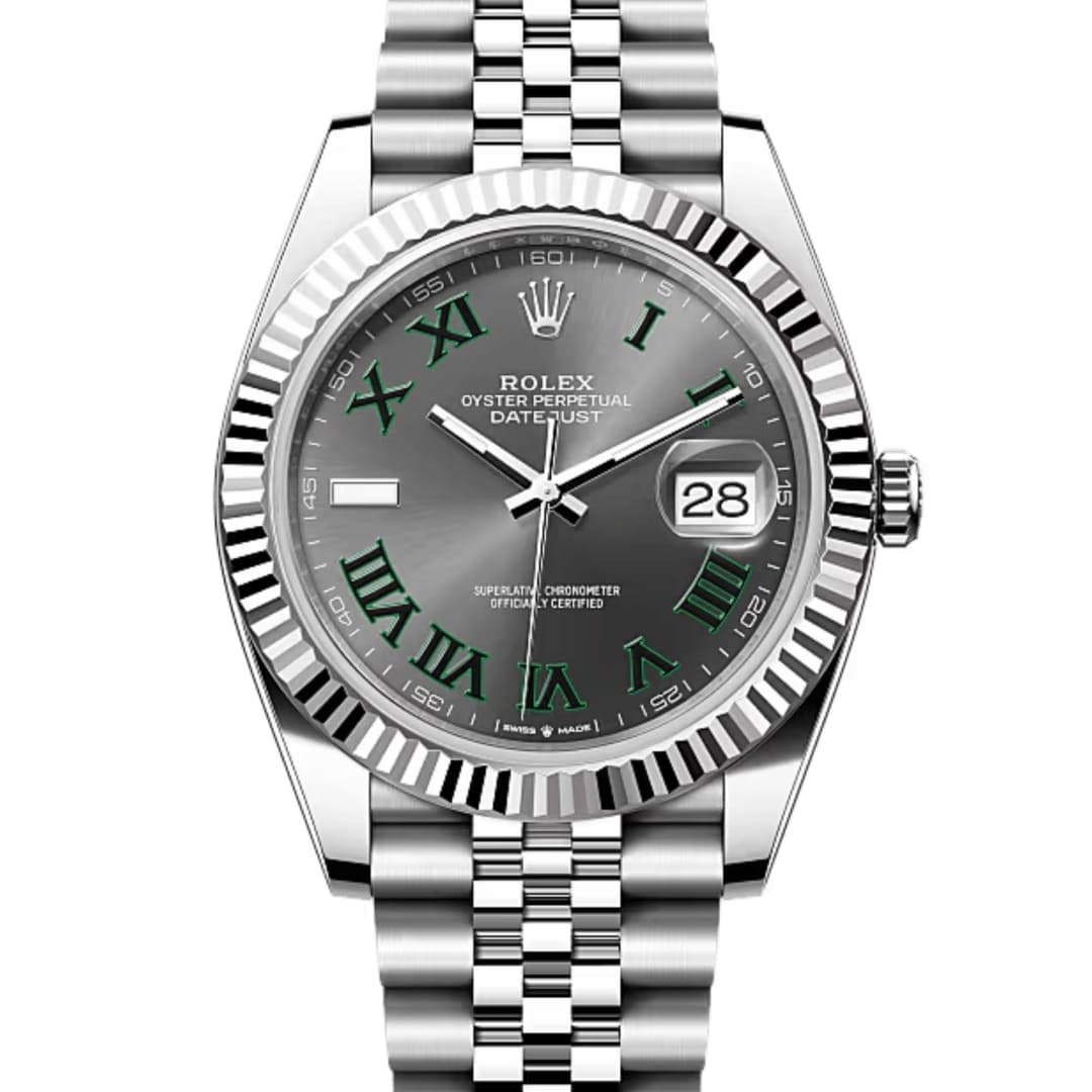 Rolex Datejust "Wimbledon" Steel Jubilee Grey Dial 41mm photo 2