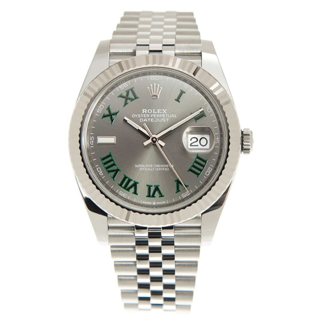 Rolex Datejust "Wimbledon" Steel Jubilee Grey Dial 41mm photo 2