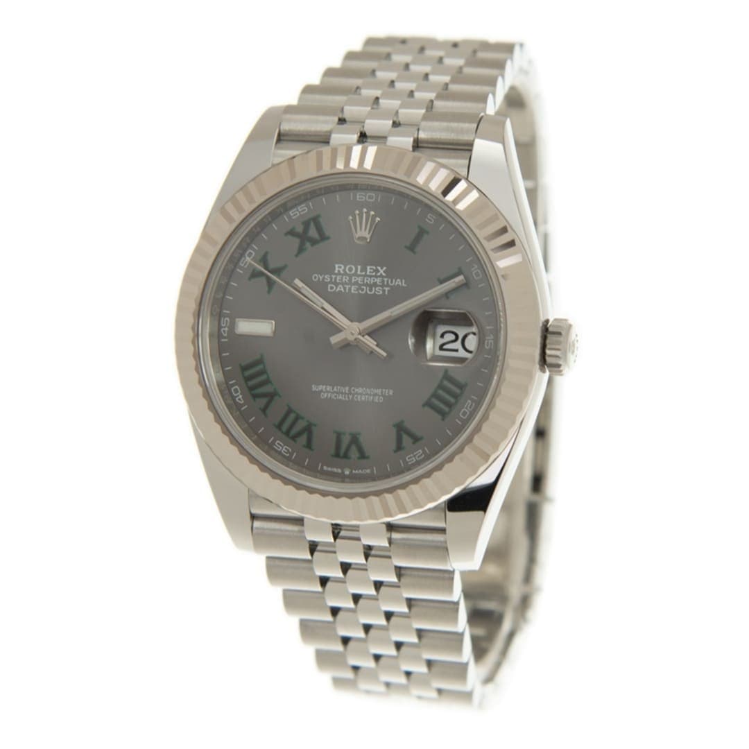Rolex Datejust "Wimbledon" Steel Jubilee Grey Dial 41mm photo 3