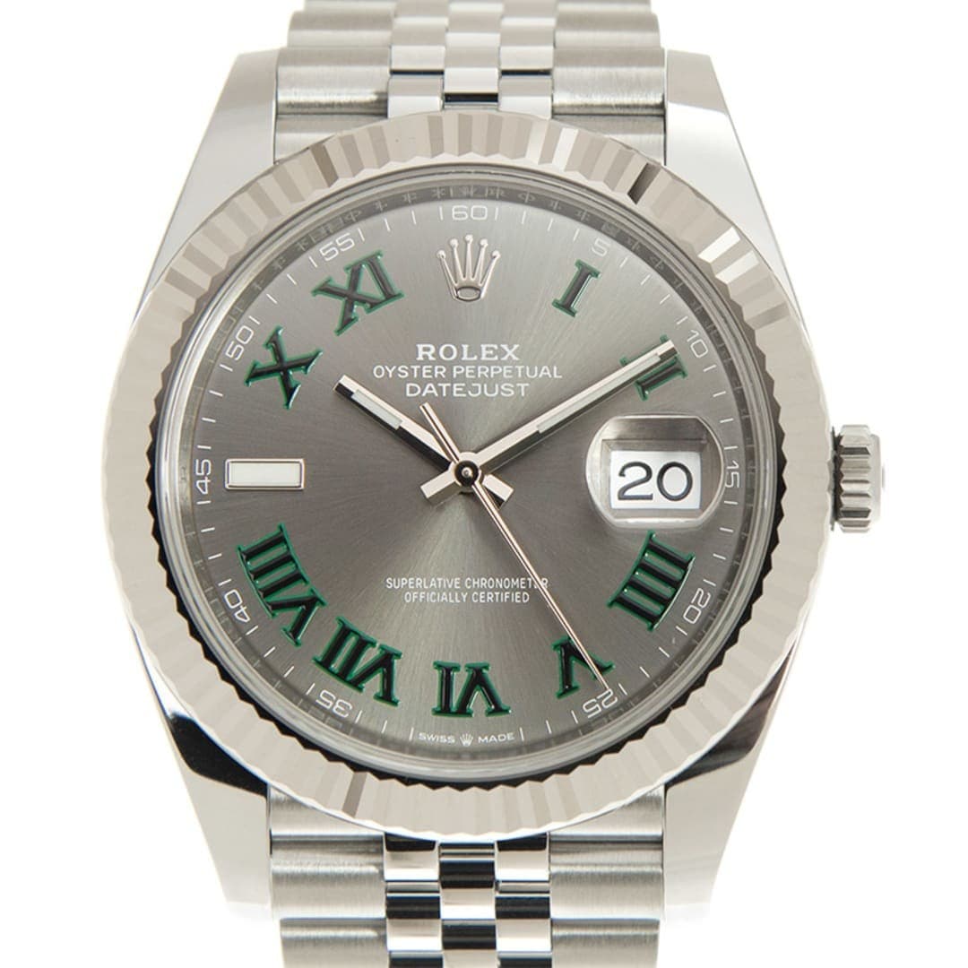 Rolex Datejust "Wimbledon" Steel Jubilee Grey Dial 41mm photo 4