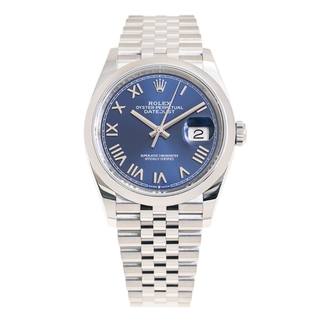 Rolex Datejust Steel Jubilee Blue Dial 36mm