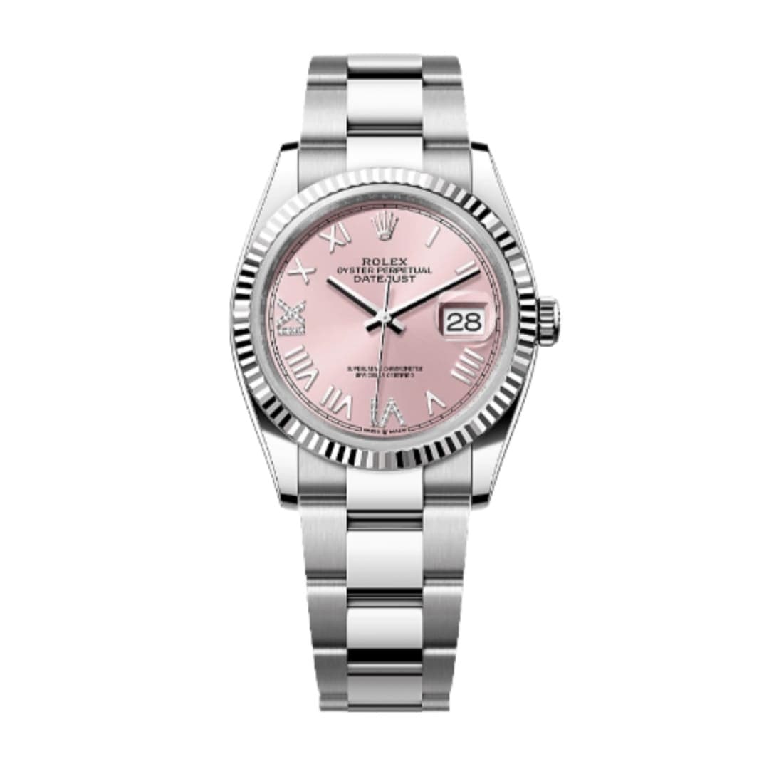 Rolex Datejust Steel Pink Dial 36mm photo 2