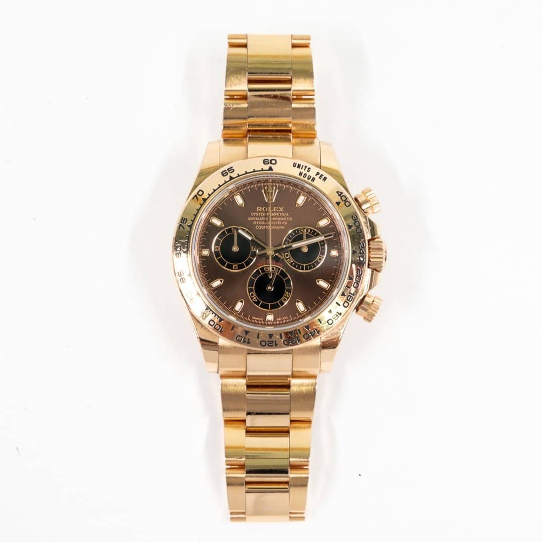 Rolex Daytona Rose Gold Brown Dial 40mm