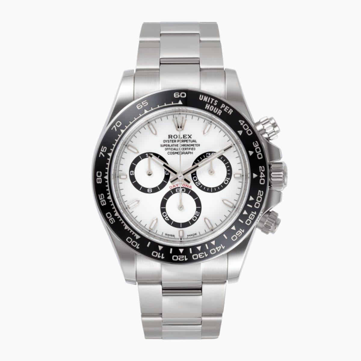 Rolex Daytona Steel White Dial "Panda" 40mm