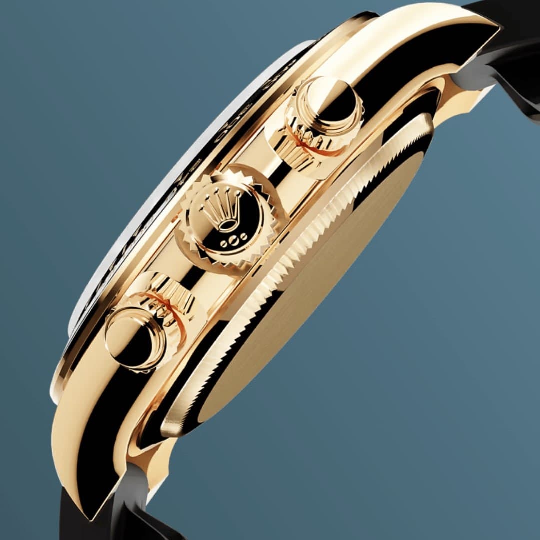 Rolex Daytona Yellow Gold Oysterflex Turquoise Dial 40mm photo 4