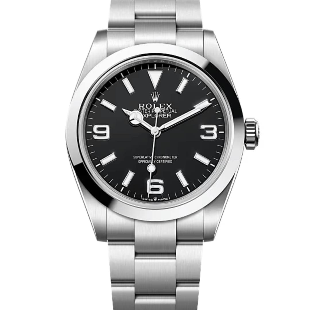 Rolex Explorer Steel Black Dial 40mm photo 2