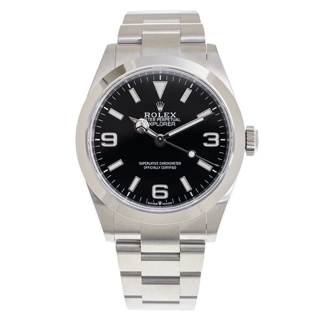 Rolex Explorer Steel Black Dial 40mm