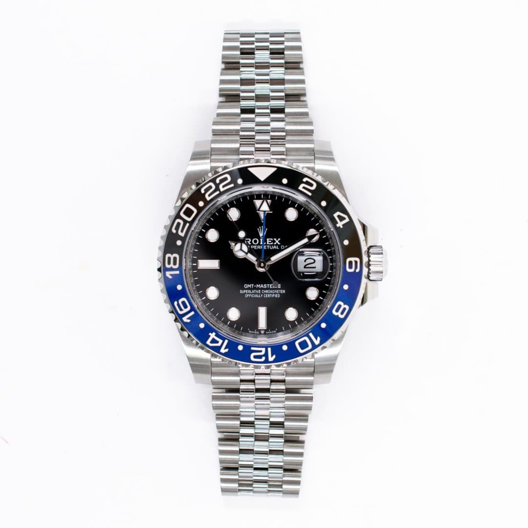 Rolex GMT-Master II Steel Jubilee Black Dial "Batgirl" 40mm