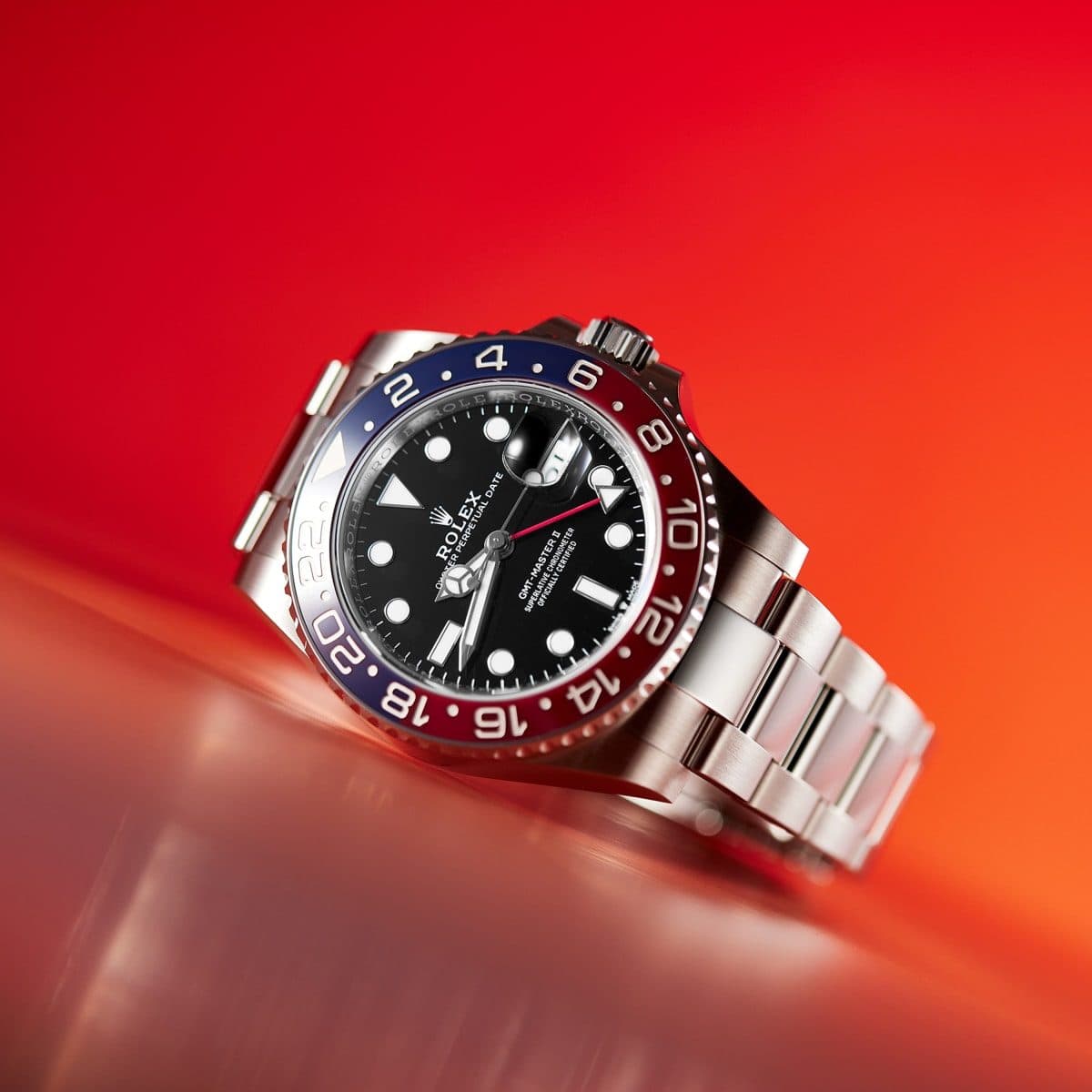 Rolex GMT-Master II Steel Black Dial "Pepsi" 40mm