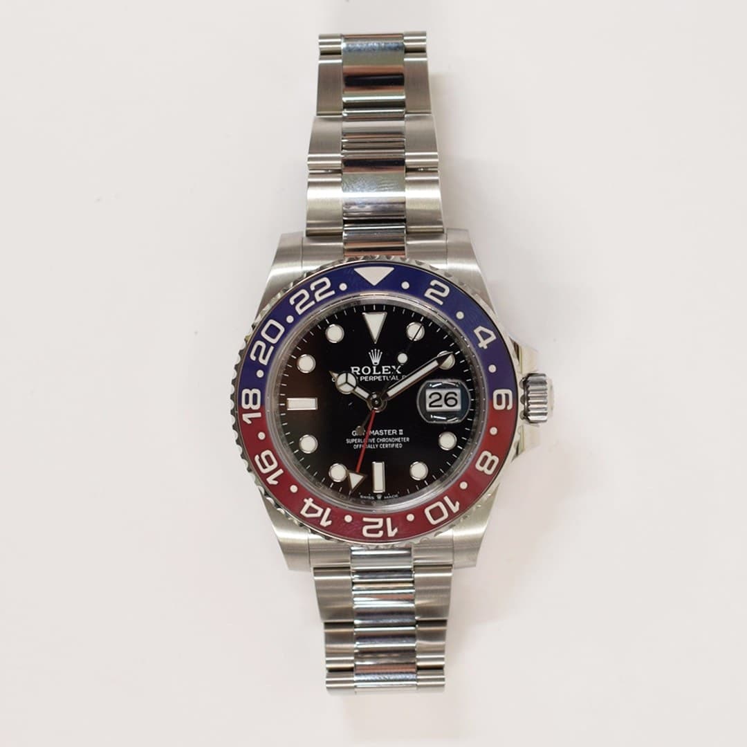 Rolex GMT-Master II Steel Black Dial "Pepsi" 40mm