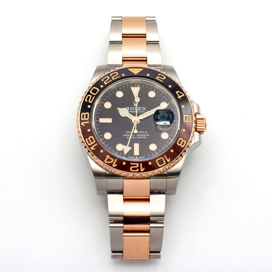 Rolex GMT-Master II "Rootbeer" Rose Gold & Steel Black Dial 40mm photo 2