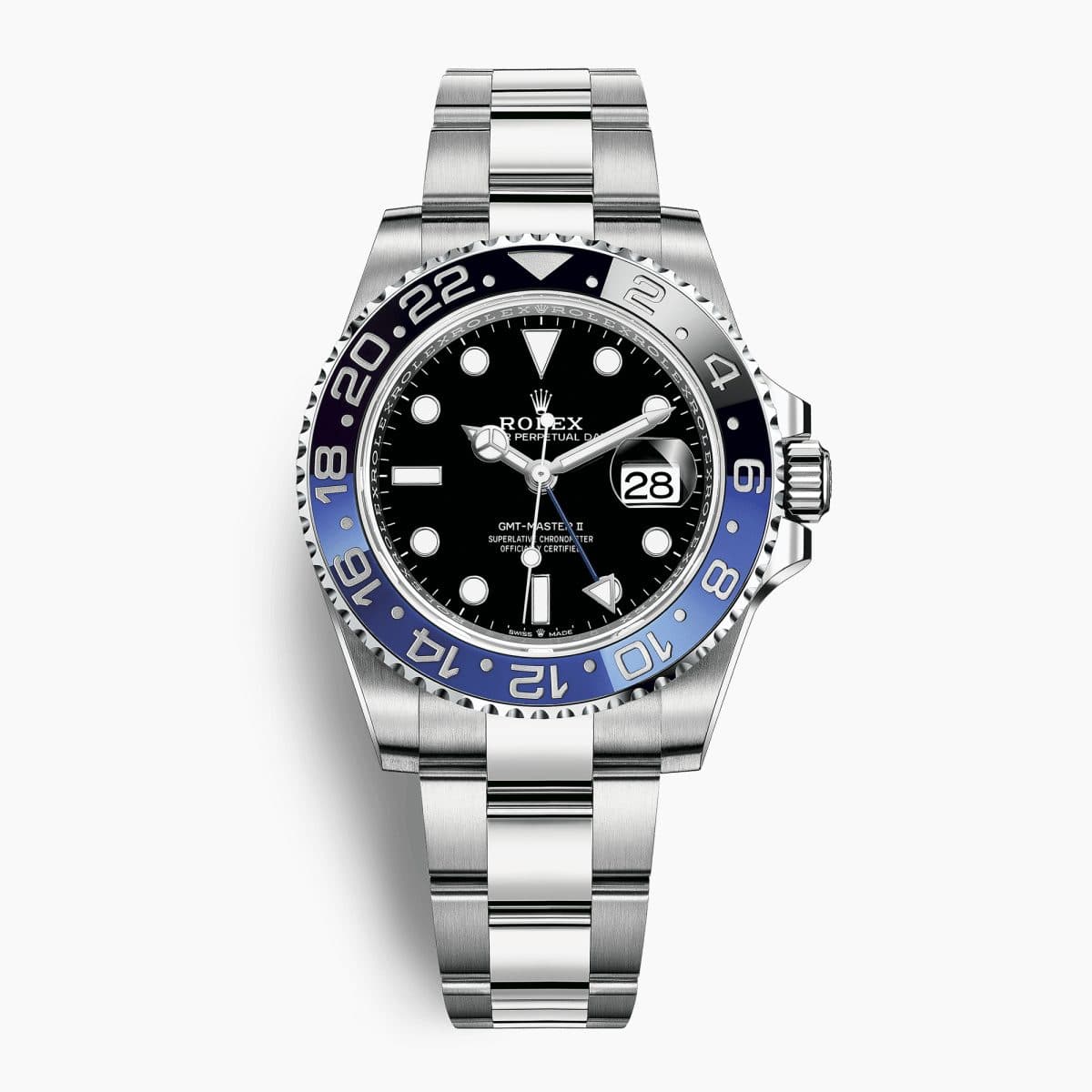 Rolex GMT-Master II Steel Black Dial "Batman" 40mm