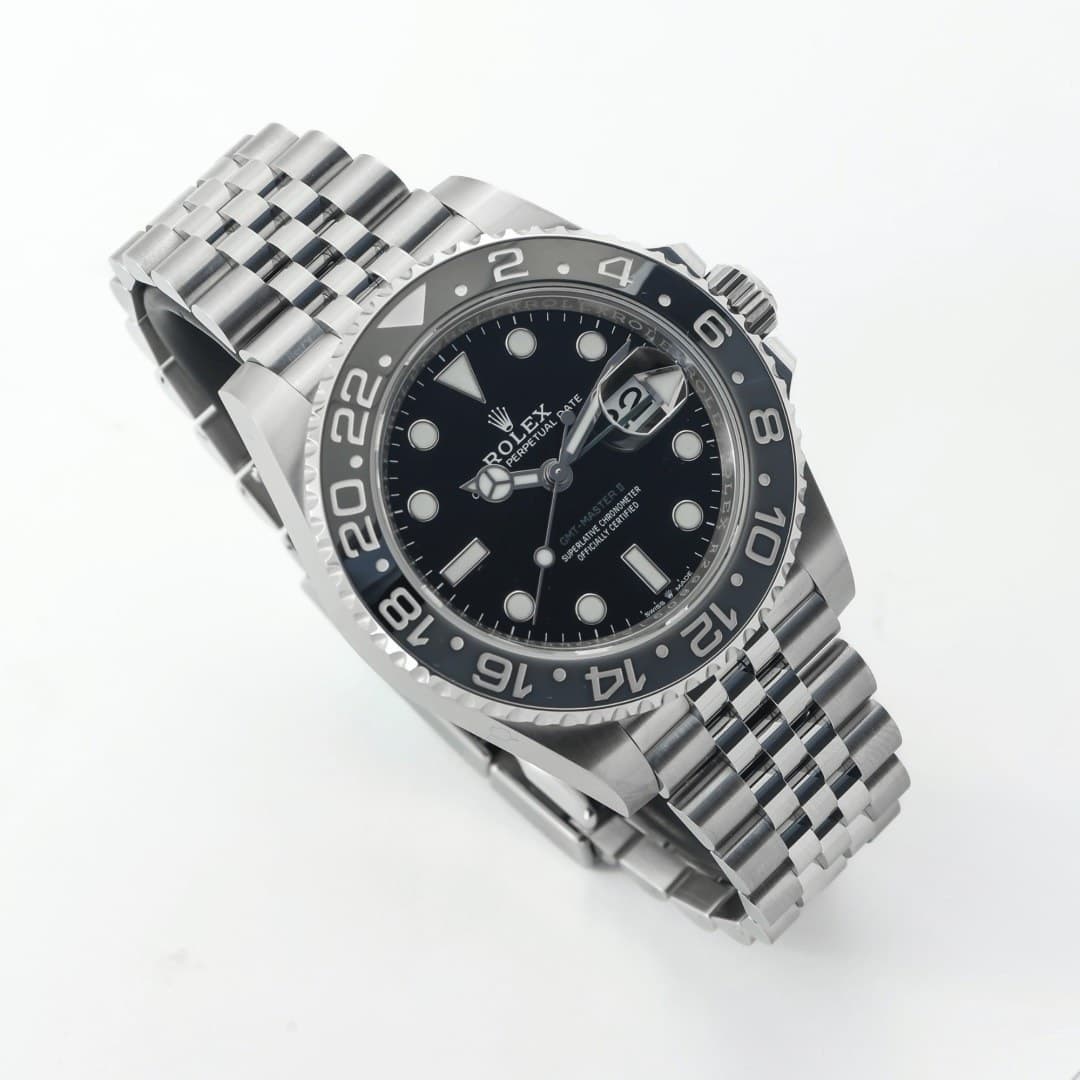 Rolex GMT-Master II "Bruce Wayne" Steel Jubilee Black Dial 40mm