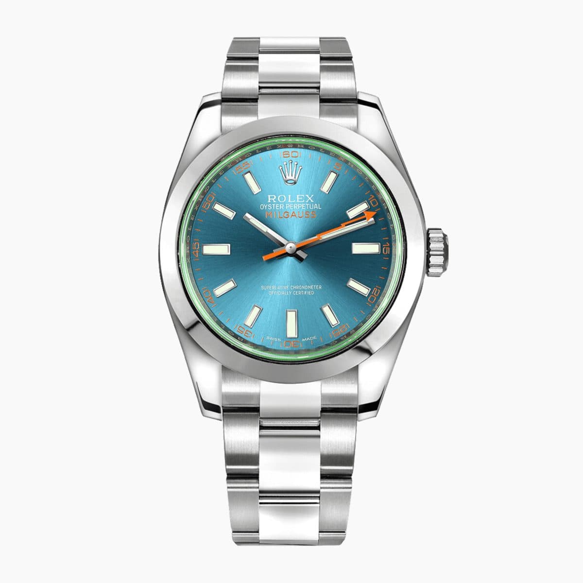 Rolex Milgauss GV Steel Z-Blue Dial 40mm