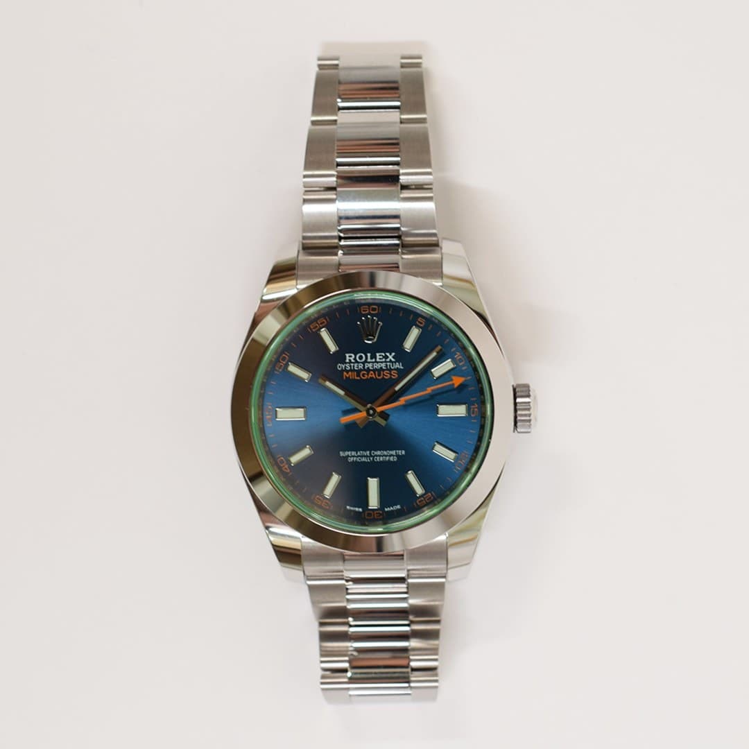 Rolex Milgauss GV Steel Z-Blue Dial 40mm