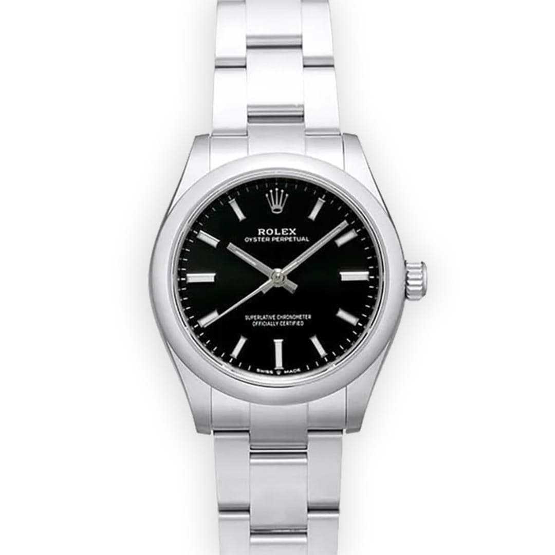 Rolex Oyster Perpetual Steel Black Dial 31mm