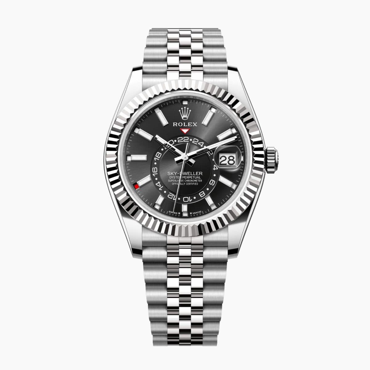 Rolex Sky-Dweller Steel Jubilee Black Dial 42mm