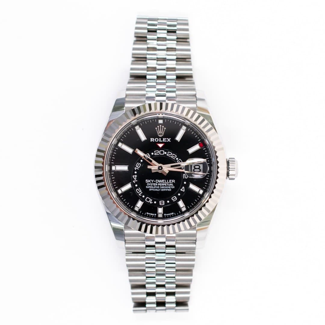 Rolex Sky-Dweller Steel Jubilee Black Dial 42mm