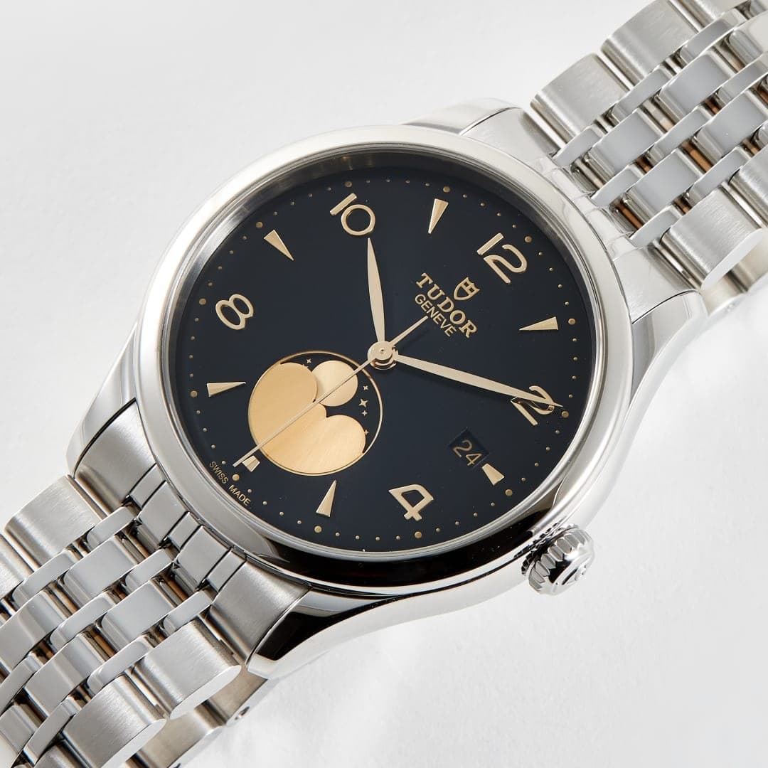 Tudor 1926 Luna Steel Black Dial 39mm photo 2