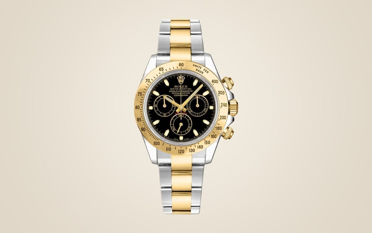Rolex Daytona 116523 in steel and yellow gold
