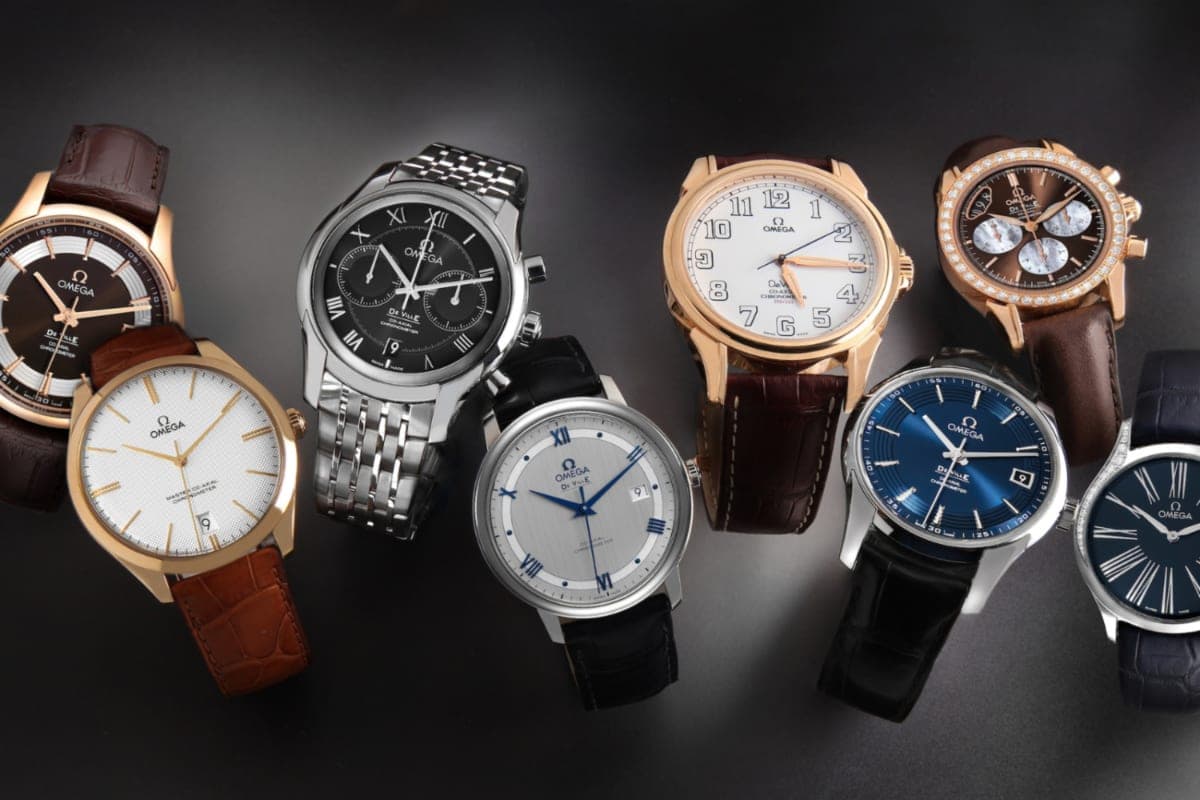 Omega Speedmaster and Seamaster watches